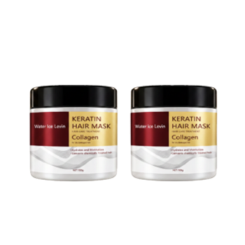 2-Pack Collagen & Keratin Hair Mask – Deep Repair, Frizz Control & Intense Shine