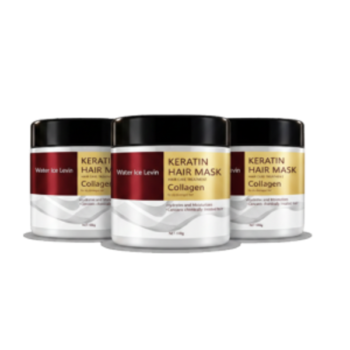 Collagen keratin hair treatment for dry damaged hair repair