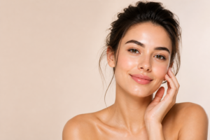 Woman With Glowing Healthy Skin