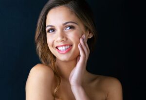 Smooth firm youthful skin supported by collagen anti aging skincare