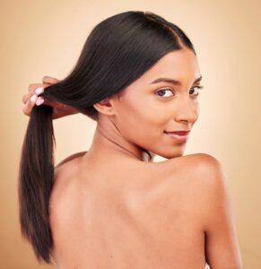 Collagen keratin hair mask for dry damaged and frizzy hair repair