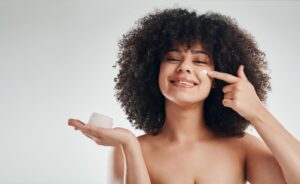 Sun exposure and dehydration contributing to visible skin aging