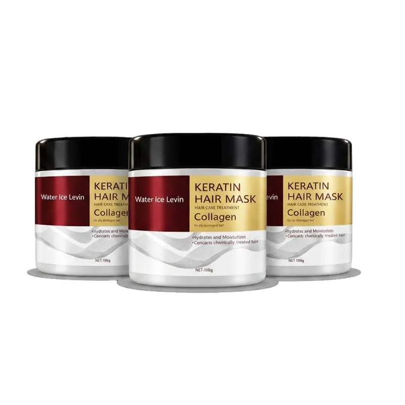 Collagen keratin hair mask for dry and damaged hair